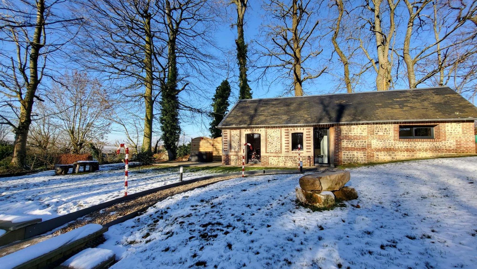 Maison En Normandie "La Herissonnerie" Saint-Eustache-la-Foret Eksteriør billede